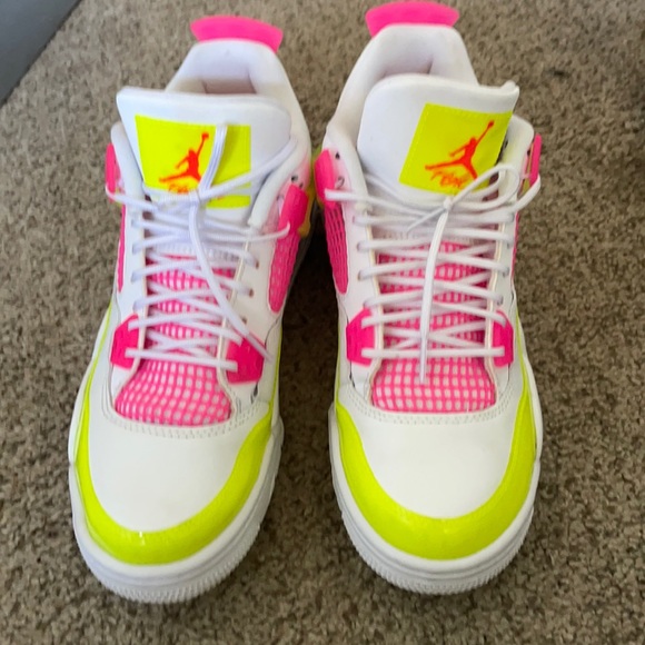 Jordan 4 lemon pink used